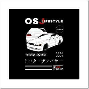 JZX100 OSJ LifeStyle [Black Edition] Posters and Art